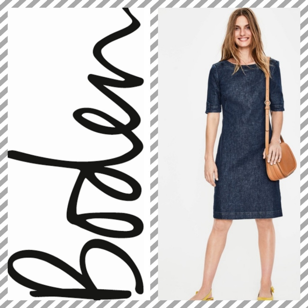 BODEN DENIM/CHAMBRAY DRESS